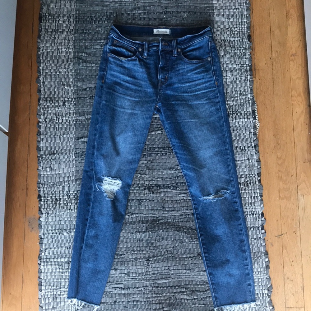Madewell 9” High riser skinny skinny crop
